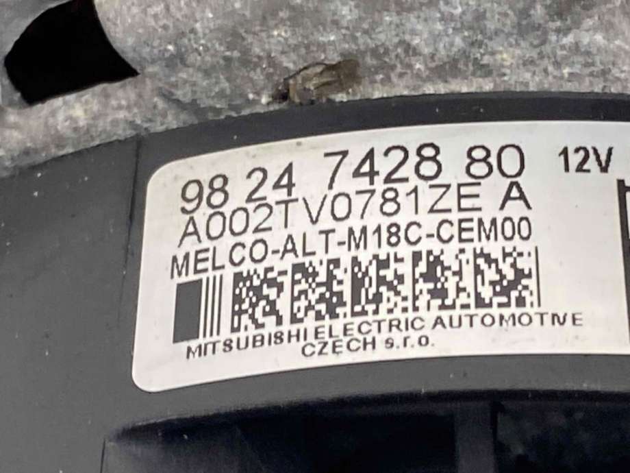 Dynamo diesel til Toyota Proace 2016-->> (Type II) (SU001A8157|98 247 428 80|)