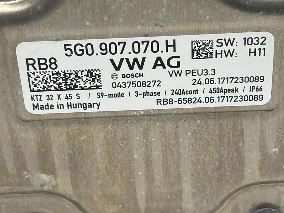 Inverter hybrid til Audi A3 2016-2020 (Type III, Fase 2) (5G0 907 070 H|)