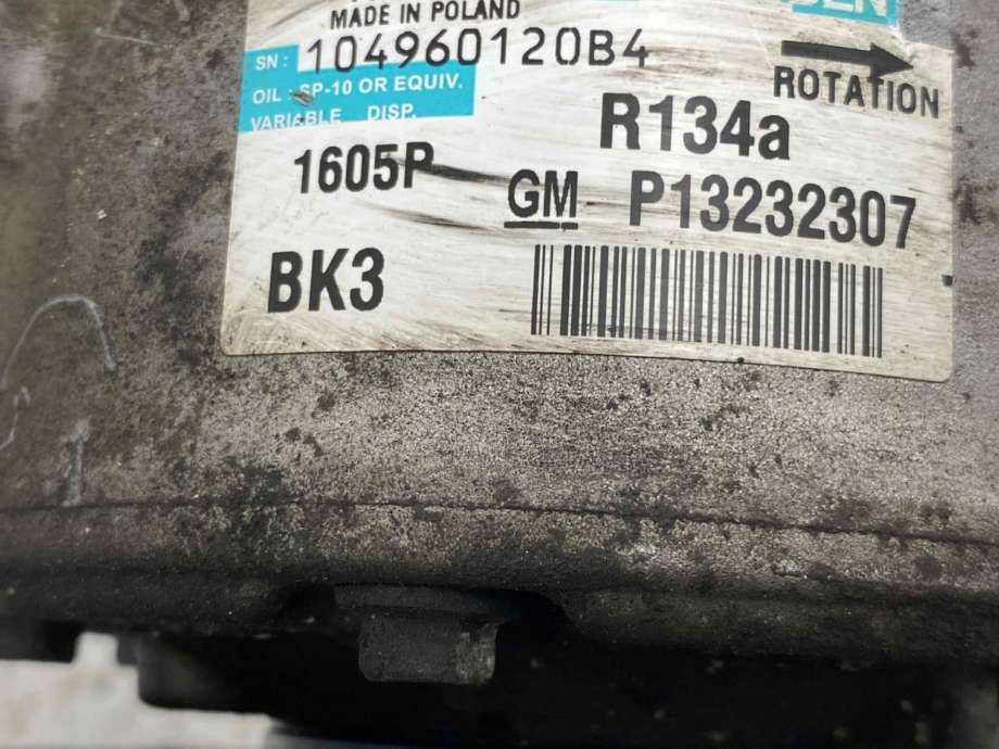 Aircondition kompressor til Opel Insignia A 2009-2014 (95516239|13262839|)