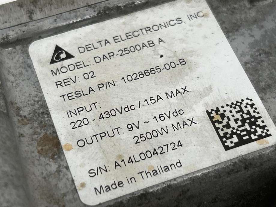 DCDC converter elbil til Tesla Model S 2013-2016 (Fase 1)  (102866500B|)