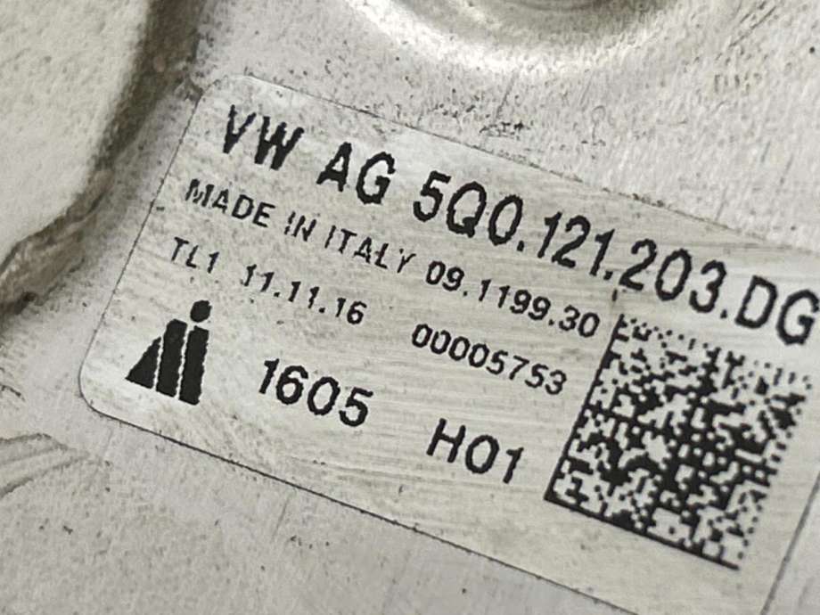 Kjølevifte elektrisk til Audi A3 2016-2020 (Type III, Fase 2)  (5Q0 121 203 DG|)