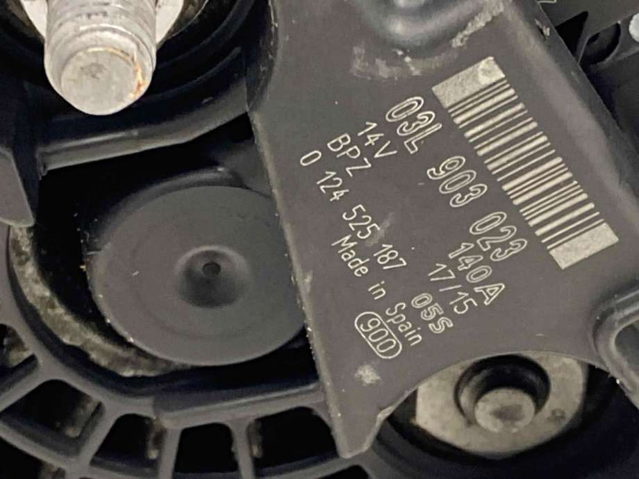 Dynamo diesel til VW Touran 2010-2015 (Type I, Fase 3)  (03L 903 023  X|03L 903 023|)
