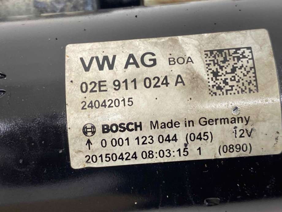 Starter diesel til VW Touran 2010-2015 (Type I, Fase 3) (02E 911 024 A|)