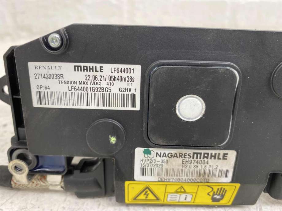 Varmeapparat PTC-heater til Renault Zoe 2019-->> (Fase 2)  (271430038R|)