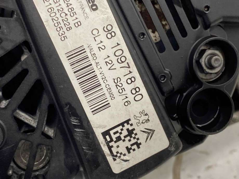 Dynamo til Citroën C4, Cactus 2014-2017 (Fase 1)  (98 186 779 80|)