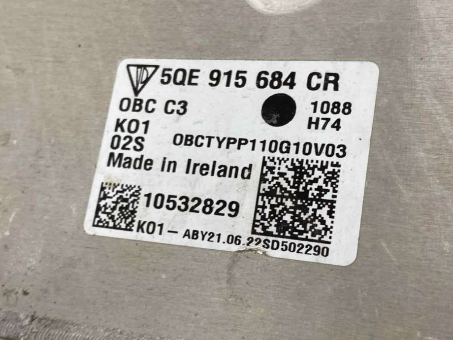 Batterilader (OBC - On Board Charger) til Porsche Taycan 2019-->> (PAB 915 684 S|PAB 915 684 M|)