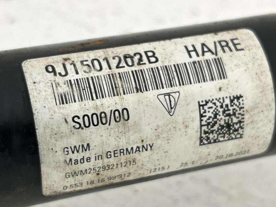 Drivaksel høyre bak, elbil til Porsche Taycan 2019-->>  (PAD 501 202|9J1 501 202 A|)