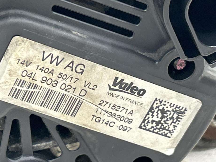 Dynamo diesel til VW T-Roc 2017-->>  (04L 903 021 G|04L 903 021 H|)
