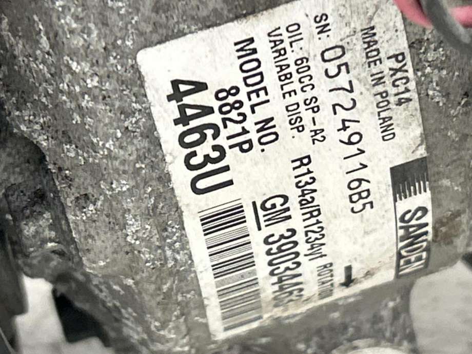 Aircondition kompressor til Opel Astra K 2015-->>  (39157292|39076799|)