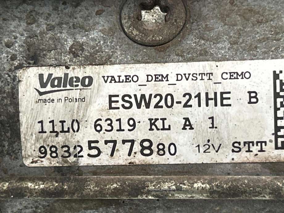 Starter diesel til Peugeot Partner 2019-->> (Type III) (98 252 330 80|9832577880|)