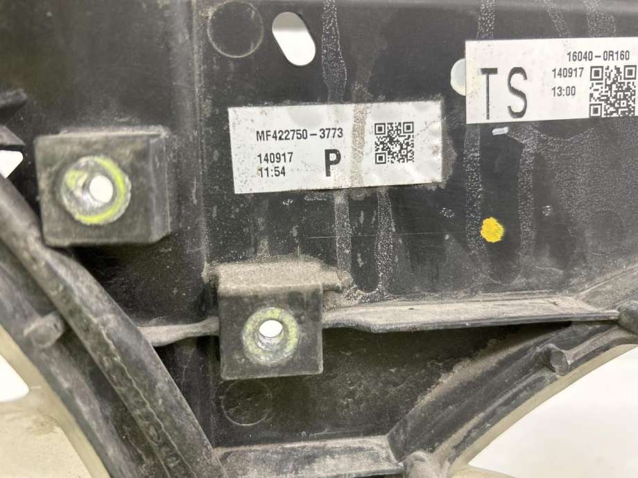 Kjølevifte elektrisk til Toyota Avensis 2009-2015 (Type III, Fase 1)  (167110R060|)