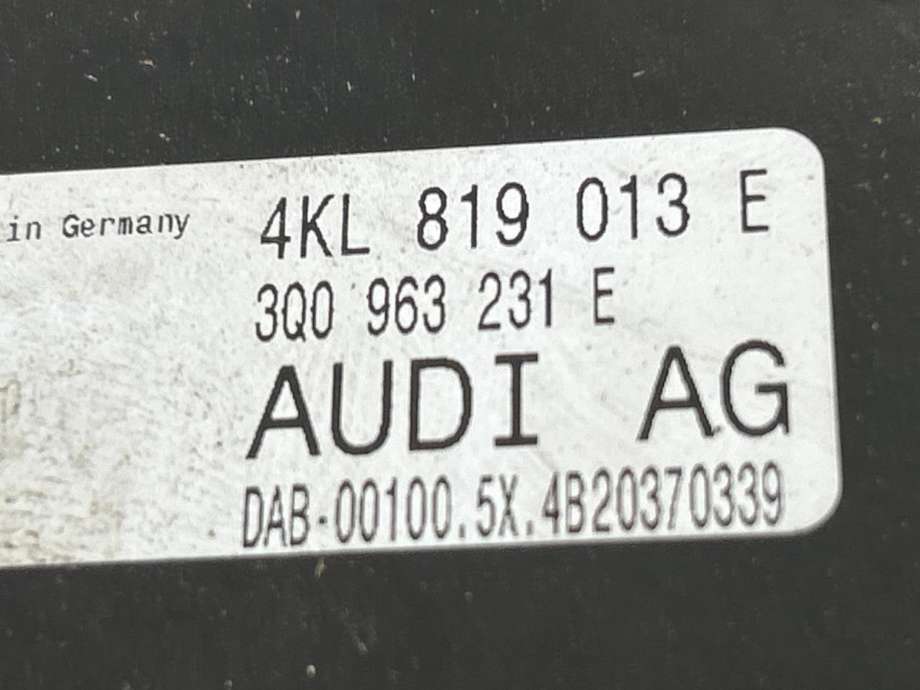 Varmeapparat register til Audi e-tron 2018-->> (3Q0 963 231 F|3Q0 963 231 E|)