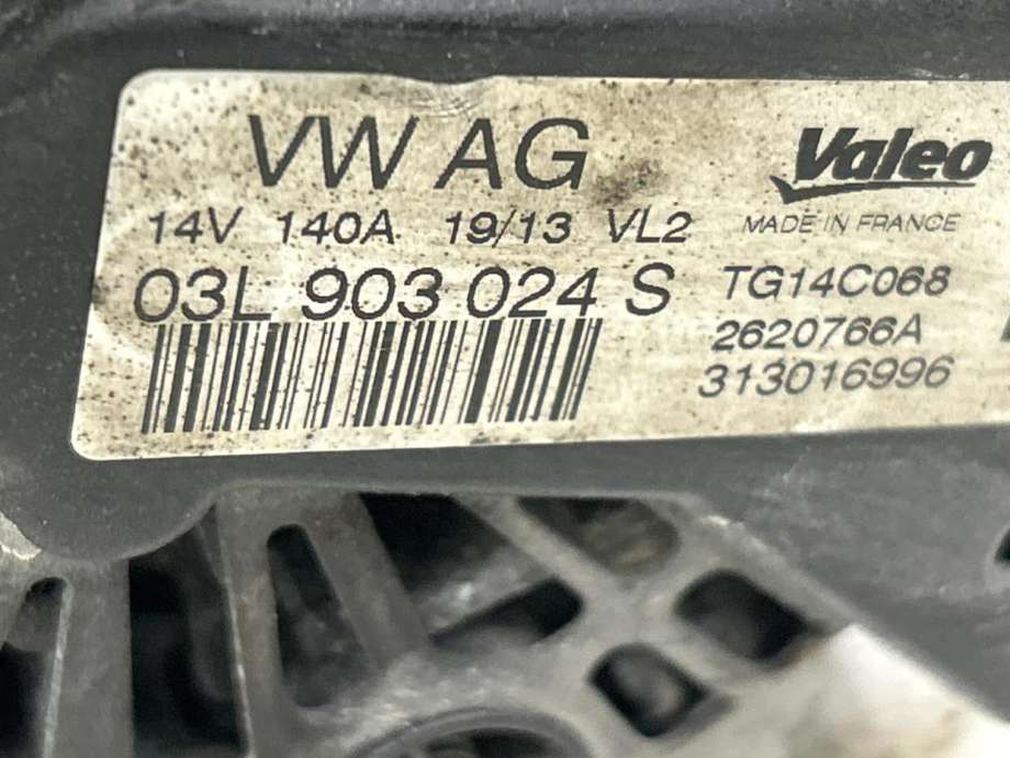 Dynamo diesel til VW Amarok 2010-2016 (Type I, Fase 1) (03L 903 024 S|)