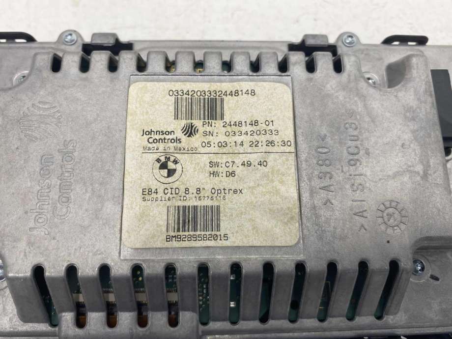 Bilstereo navigasjon skjerm til BMW X1 2009-2015 (E84) (E84) (65 50 9 289 582|)