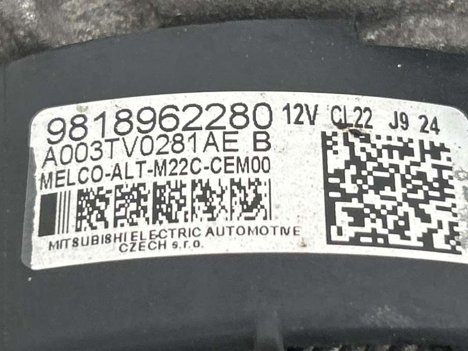 Dynamo diesel til Peugeot Partner 2019-->> (Type III) (98 189 622 80|98 271 753 80|)