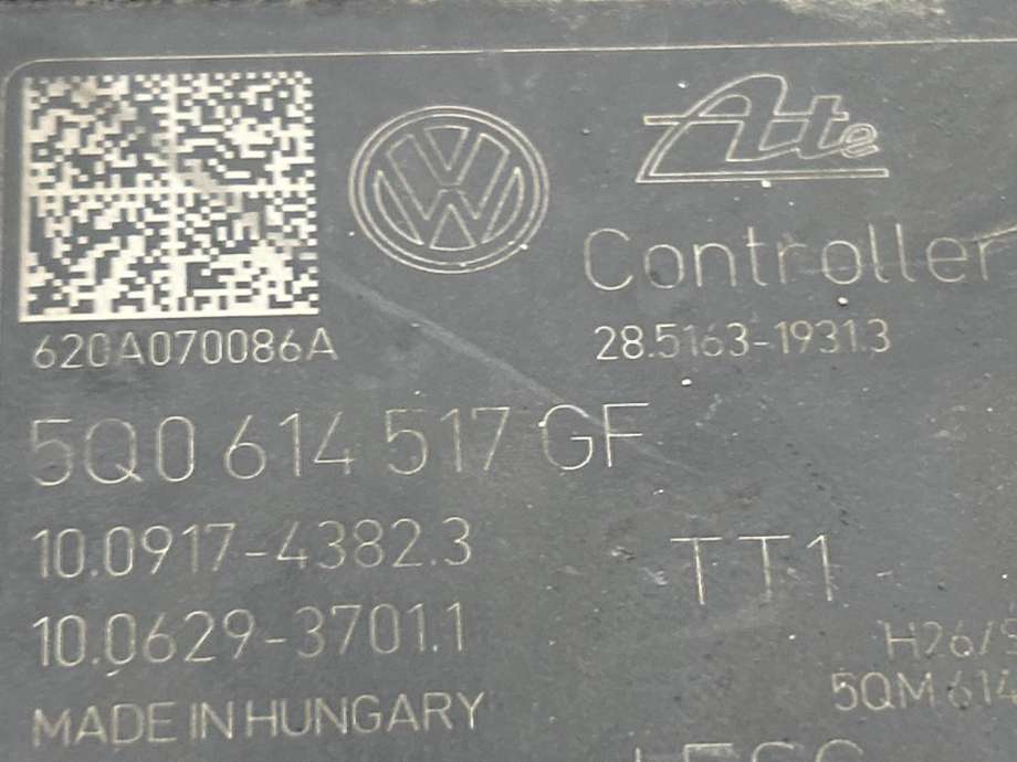 ABS sentral til VW Passat 2019-->> (Fase 2) (B8) (B8) (5Q0 614 517 GF|)