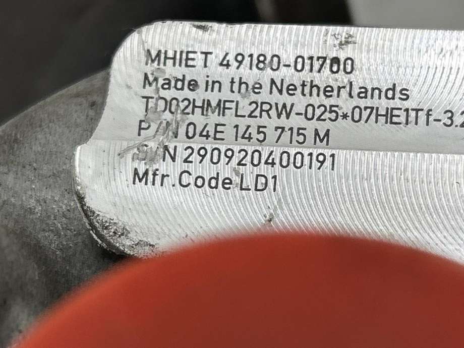 Turbo til VW Passat 2019-->> (Fase 2) (B8) (B8) (04E 145 873 P|)