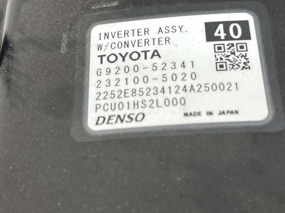 Inverter hybrid til Toyota Yaris Cross (SUV) 2021-->>  (G92A052261|)