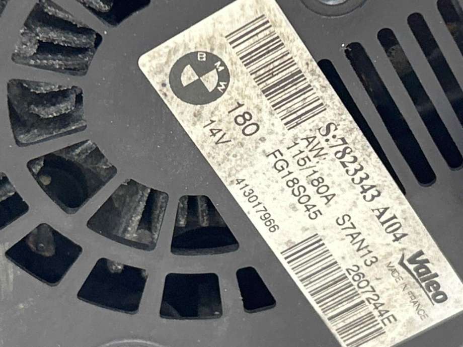 Dynamo diesel til BMW 3-Serie 2012-2018 (F30/F31/F34) (F30/F31/F34) (12 31 8 578 609|12 31 8 578 608|)