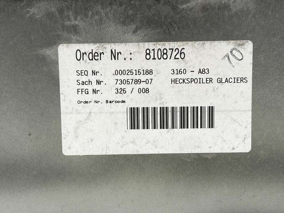 Spoiler bakluke til BMW 3-Serie 2012-2018 (F30/F31/F34) (F30/F31/F34) (51 62 7 263 168|)