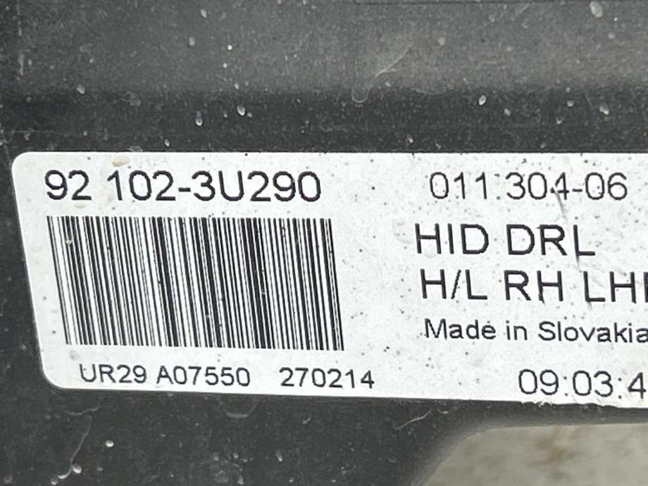 Frontlykt høyre xenon til Kia Sportage 2010-2016 (Type III)  (92102 3U111|)
