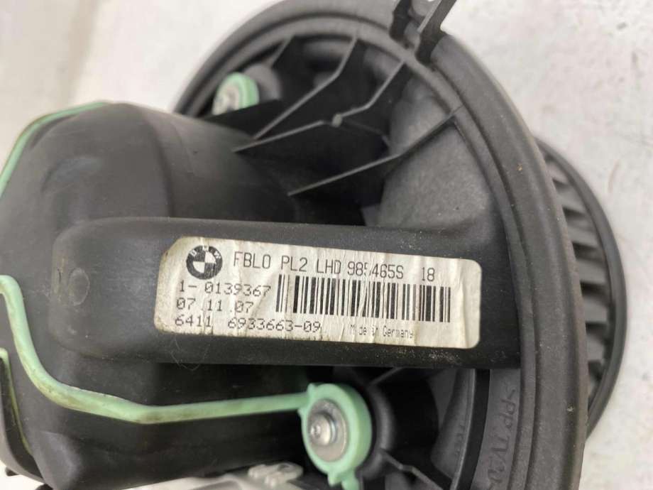 Varmeapparat motor til BMW 3-Serie 2005-2011 (E90/E91/E92/E93) (E90/E91/E92/E93) (64 11 9 227 670|)