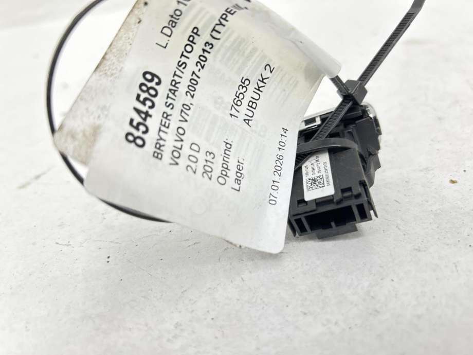 Bryter start/stopp til Volvo V70 2007-2013 (Type III, Fase 1)  (31456644|)