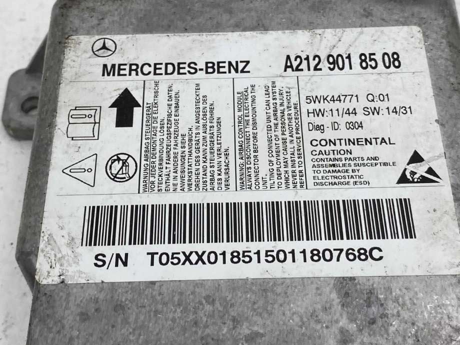 Airbag elektronikk til Mercedes E-Klasse 2013-2016 (Fase 2) (W212) (W212) (A 212 901 85 08|)