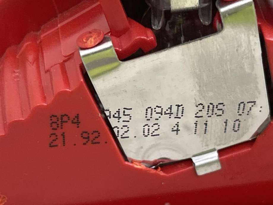 Baklykt høyre indre til Audi A3 2009-2012 (Type II, Fase 2)  (8P4 945 094 D|)
