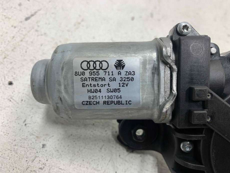 Viskermotor bakrute til Audi A1 2015-2018 (Type I, Fase 2) (8U0 955 711 A|4G9 955 711 C|)