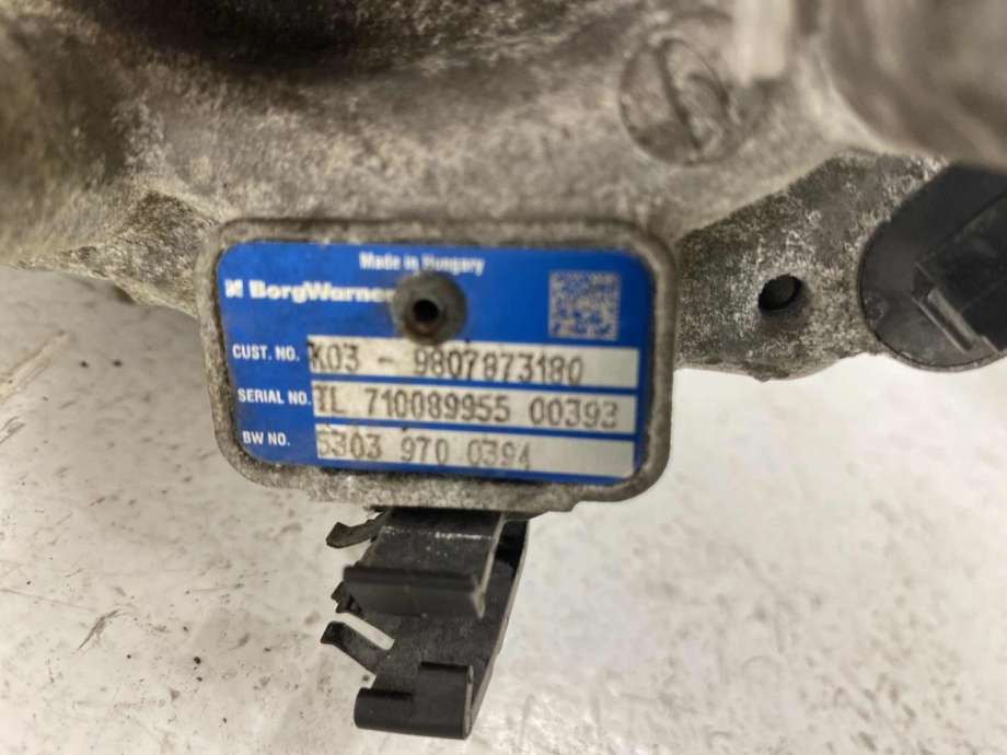 Turbo til Peugeot Expert 2016-->> (Type III) (98 078 731 80|98 405 335 80|)