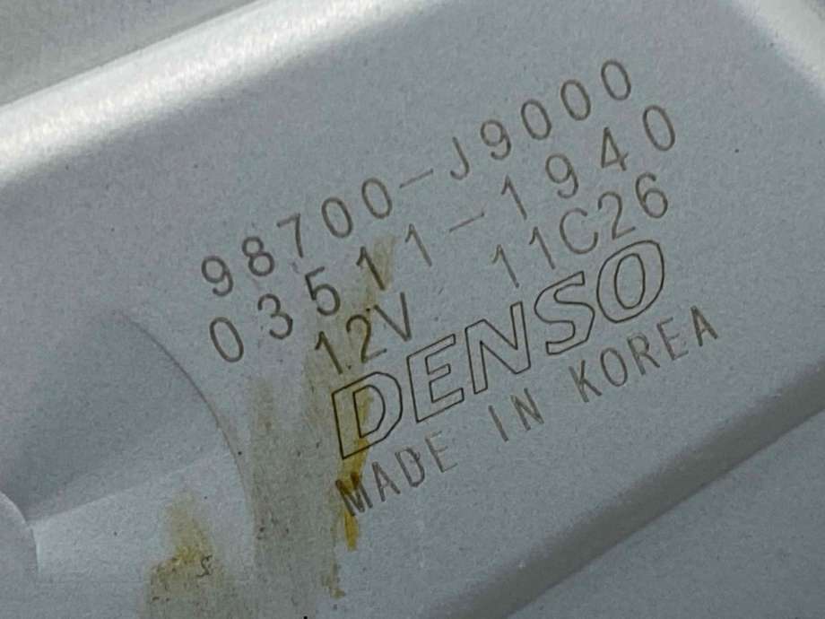 Viskermotor bakrute til Hyundai Kona 2017-2021 (Type I, Fase 1)  (98700J9000|)