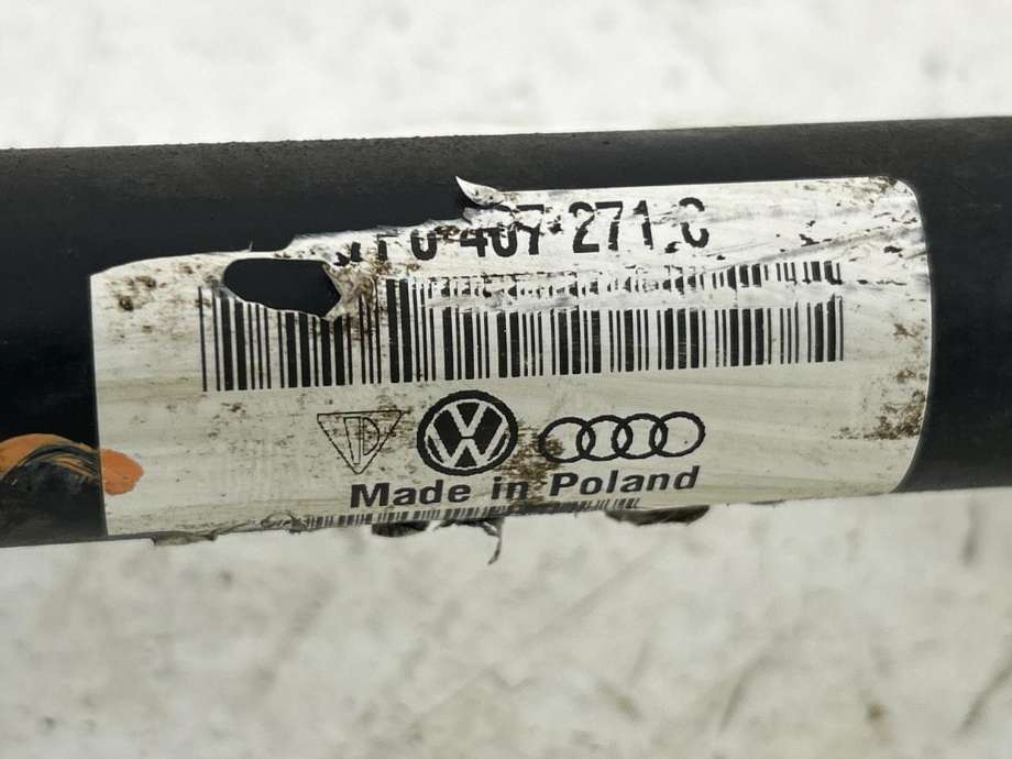 Drivaksel høyre foran, diesel/automat til Audi Q7 2010-2015 (Type I, Fase 2) (7P0 407 271 C|7P0 407 271 CX|)