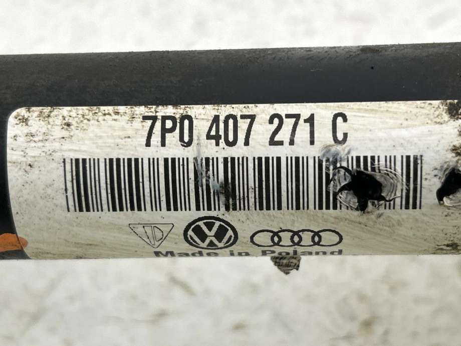 Drivaksel venstre foran, diesel/automat til Audi Q7 2010-2015 (Type I, Fase 2) (7P0 407 271 C|7P0 407 271 CX|)