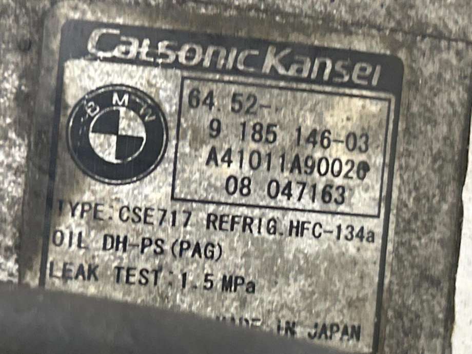 Aircondition kompressor til BMW X5 2007-2013 (E70) (E70) (64 52 9 195 971|64 52 9 185 146|)