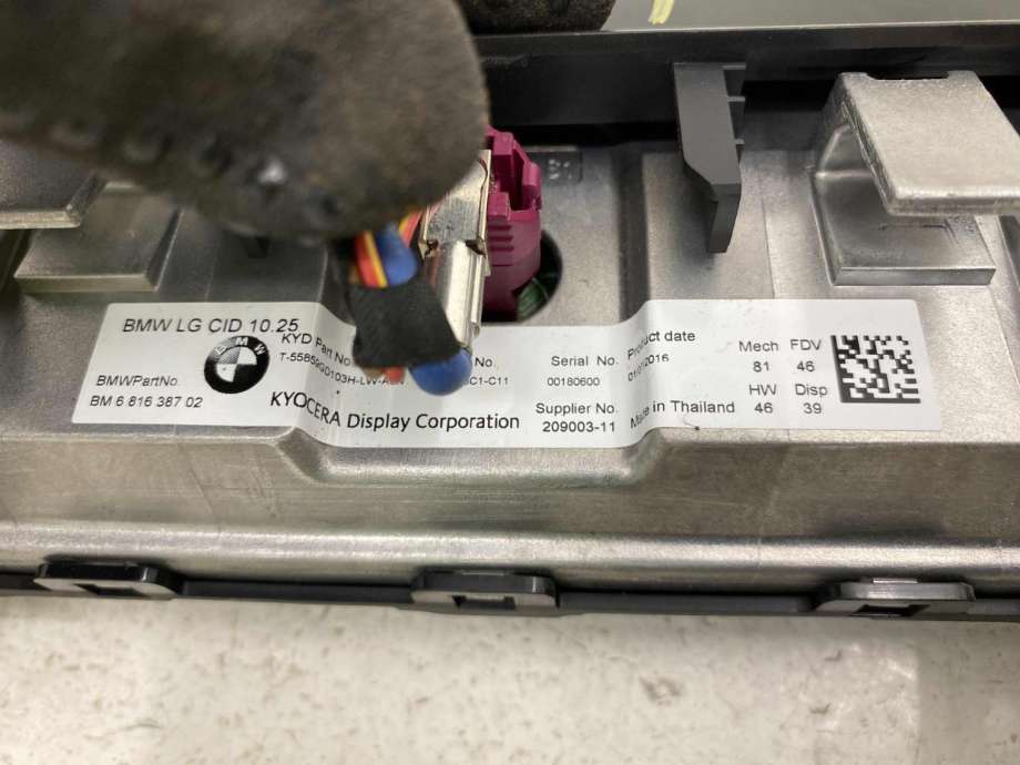 Bilstereo navigasjon skjerm til BMW X5 2013-2018 (F15) (F15) (65 50 6 816 387|)