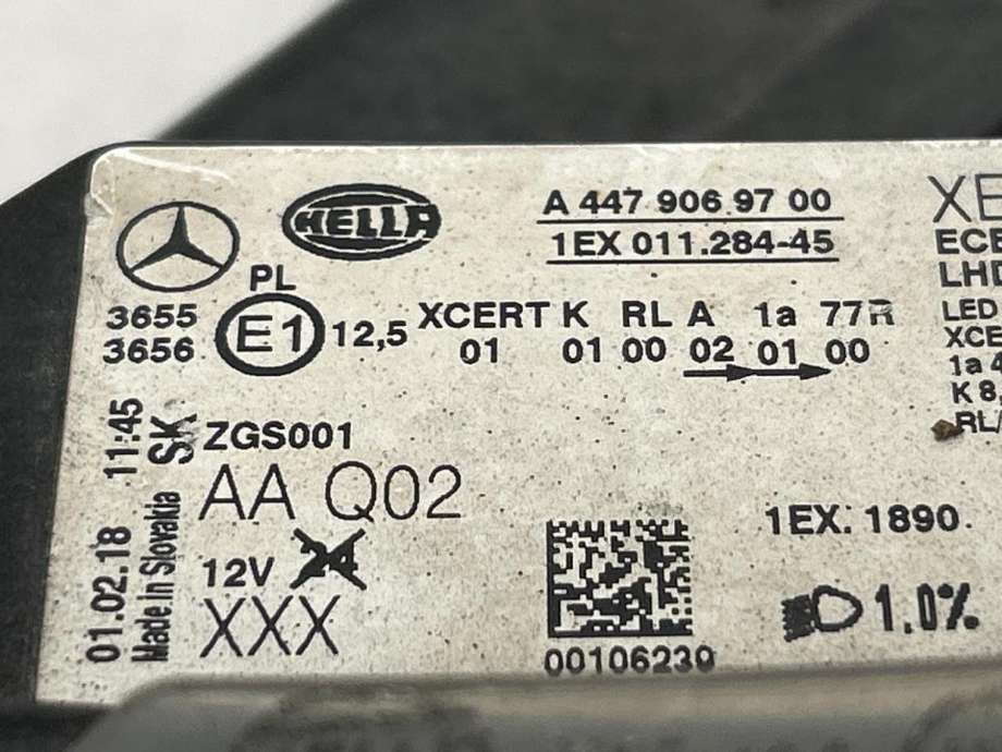 Frontlykt venstre full-LED til Mercedes Vito 2014-->> (W447) (W447) (A 447 906 18 01|)