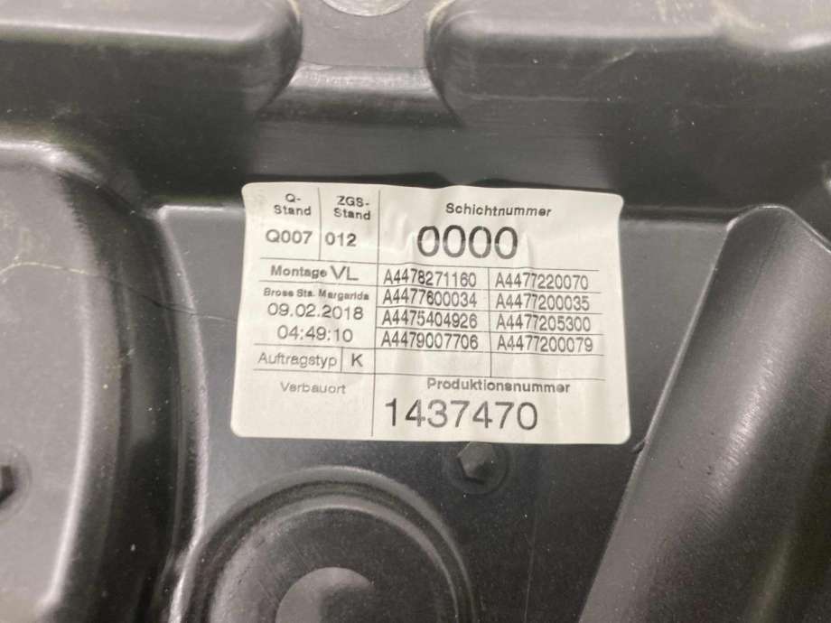 Ruteheis venstre foran til Mercedes Vito 2014-->> (W447) (W447) (A 447 720 39 00|)