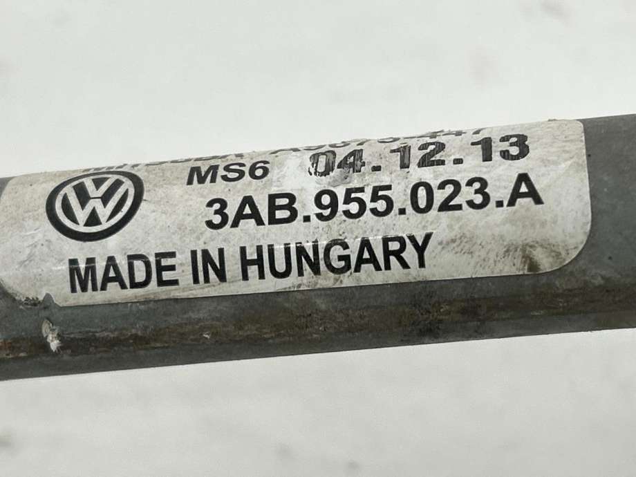 Viskermotor frontrute komplett m/overføring til VW Passat 2011-2015 (B7) (B7) (3AB 955 023 A|)