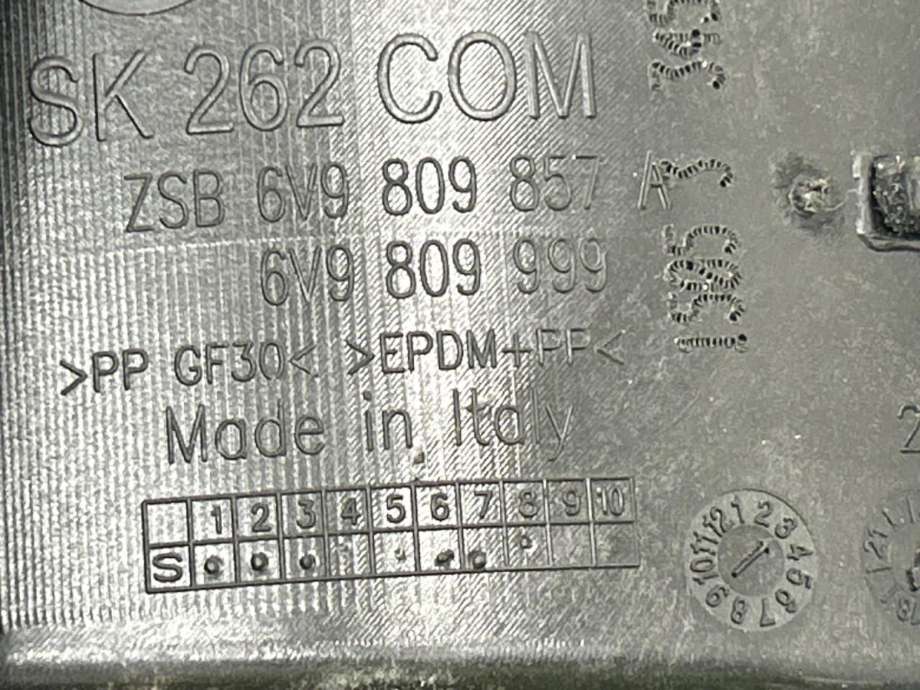 Tanklokk til Škoda Fabia 2014-2021 (Type III) (6V9 809 999 A|)