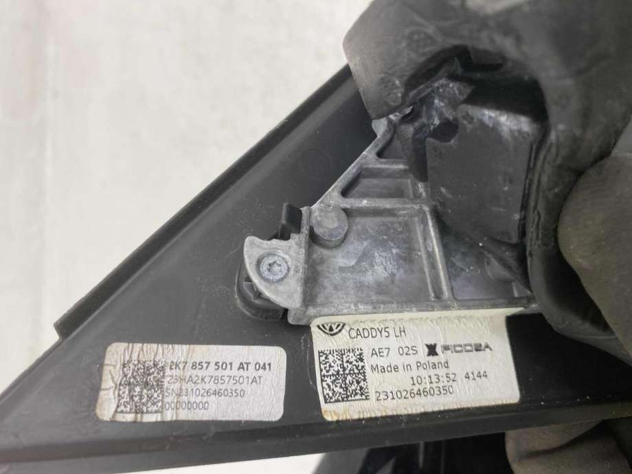Speil venstre til VW Caddy 2020-->> (Type IV) (2K7 857 407 L|)