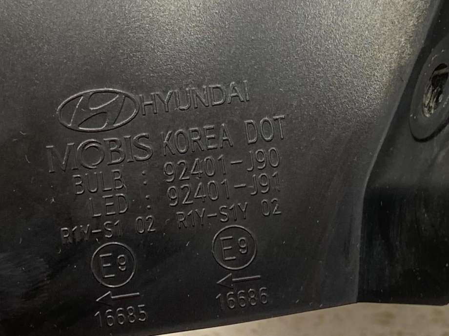 Baklykt venstre ytre til Hyundai Kona 2017-2021 (Type I, Fase 1)  (92401J 9100|)