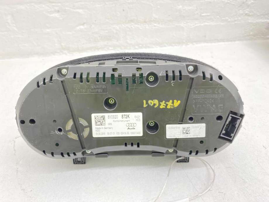 Instrumentpanel til Audi A3 2012-2016 (Type III, Fase 1) (8V0 920 872 K|)