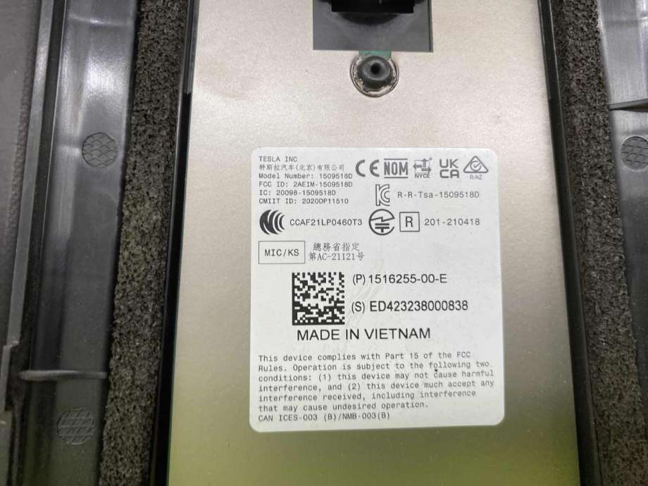 Kamera parkeringshjelp til Tesla Model Y 2021-2024 (Type I) (109297800C|)