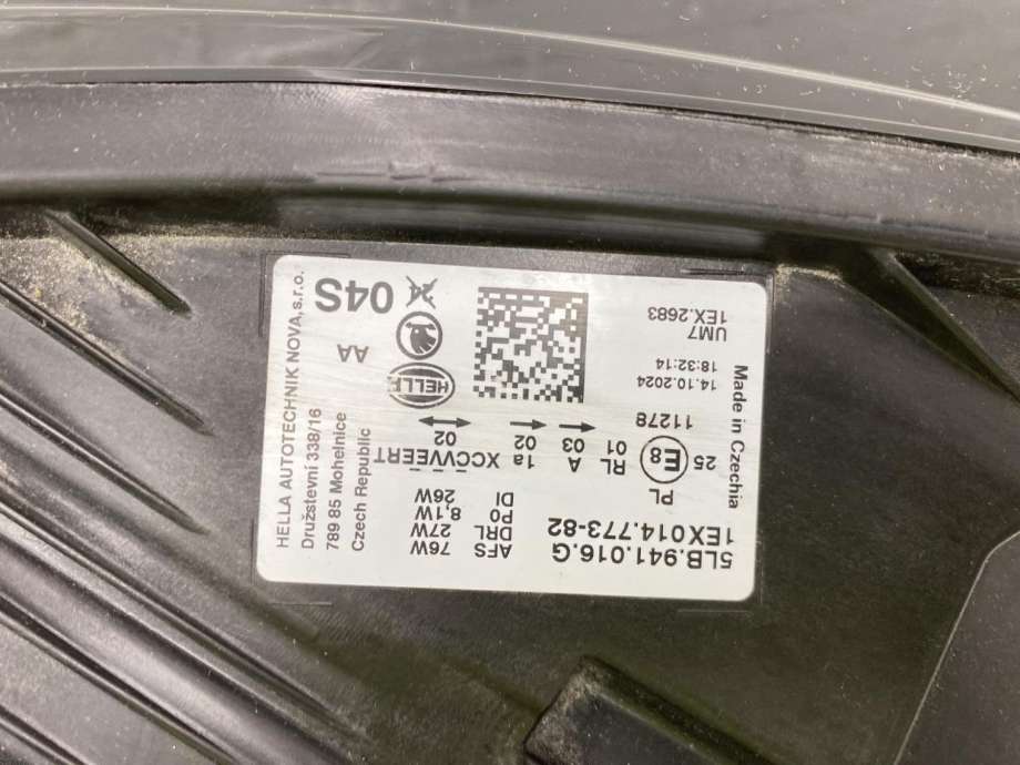 Frontlykt høyre full-LED til Škoda Enyaq 2021-->>  (5LB 941 018 A|)
