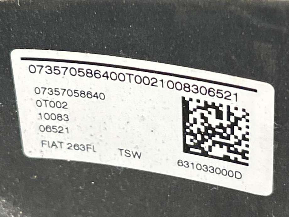 Ratt til Fiat Doblo 2010-->> (Type II)  (735701838|)