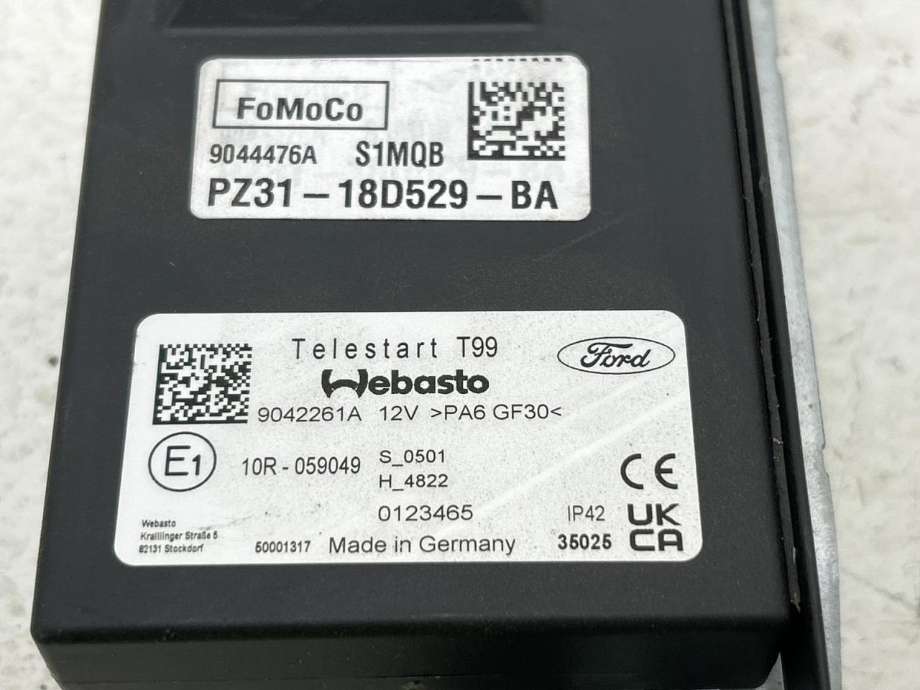 Styreenhet diverse til Ford Transit Custom 2023-->> (Type II) (2653634|PZ31 18D529 AA|)
