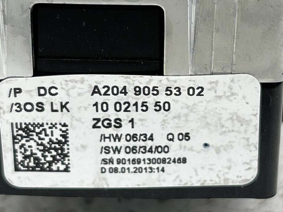 Bryter ruteheis førerdørspanel til Mercedes GLK 2008-2015 (X204) (X204) (A204 905 53 02|)