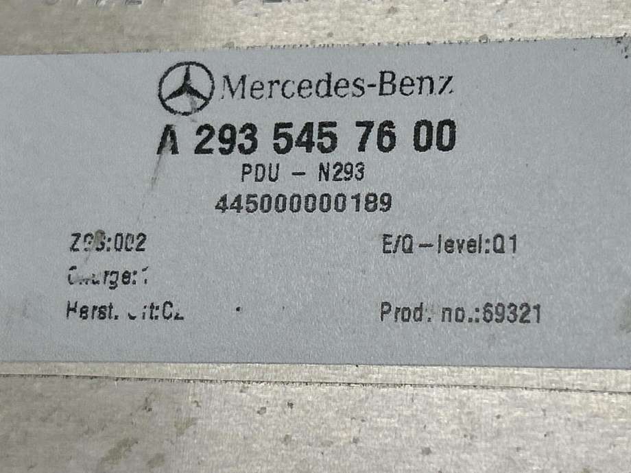 Koblingsboks elbil (HVJB) til Mercedes EQV 2020-->> (W447) (W447) (A 293 545 76 00|)
