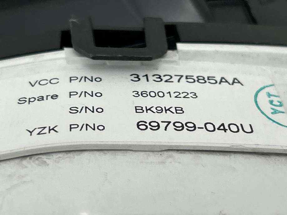 Instrumentpanel til Volvo XC60 2008-2013 (Type I, Fase 1) (36001888|)